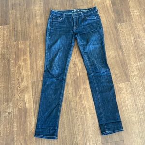 7 for all Man Kind Roxanne fit size 28 dark denim